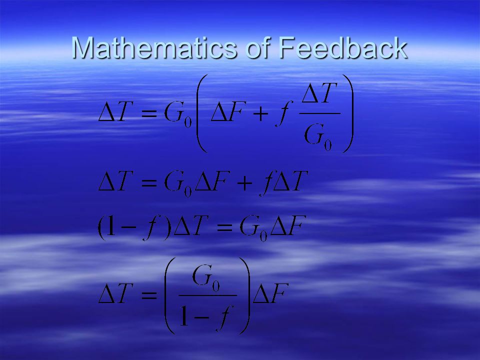 Mathematics of Feedback