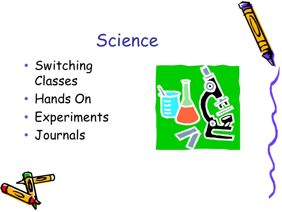 Science Switching Classes Hands On Experiments Journals