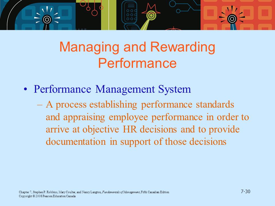 Managing and Rewarding Performance