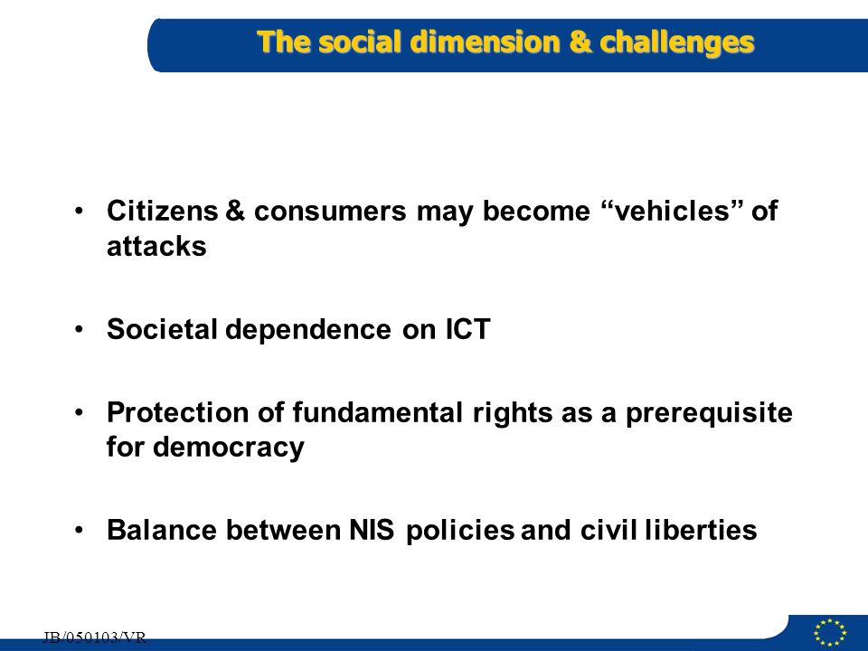The social dimension & challenges