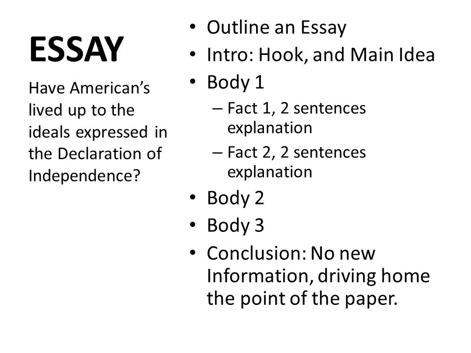American ideals essay