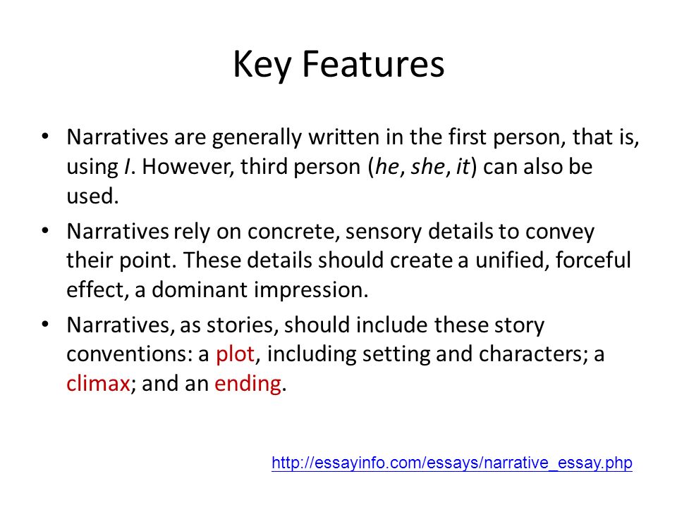how is a narrative essay written