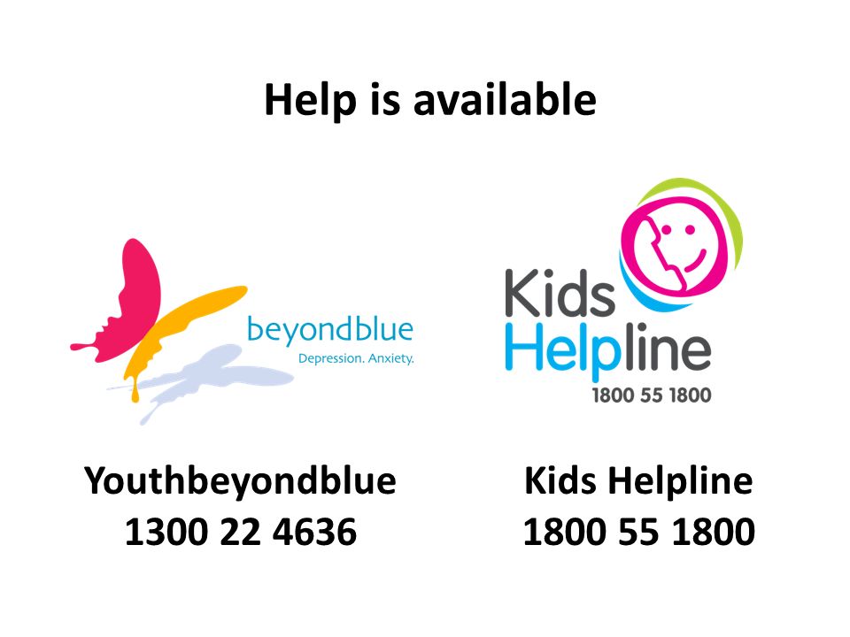 Help is available Youthbeyondblue Kids Helpline