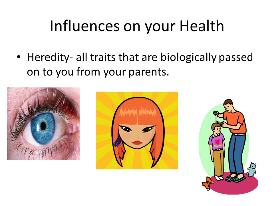 Influences on your Health