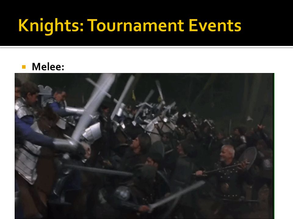 Knights: Tournament Events