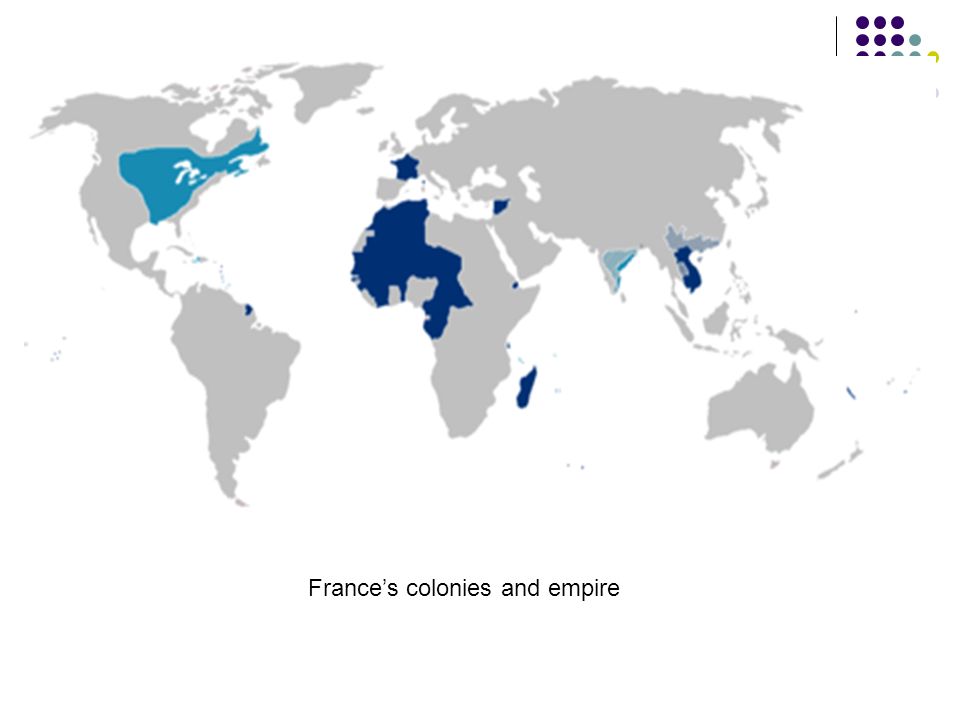 France’s colonies and empire