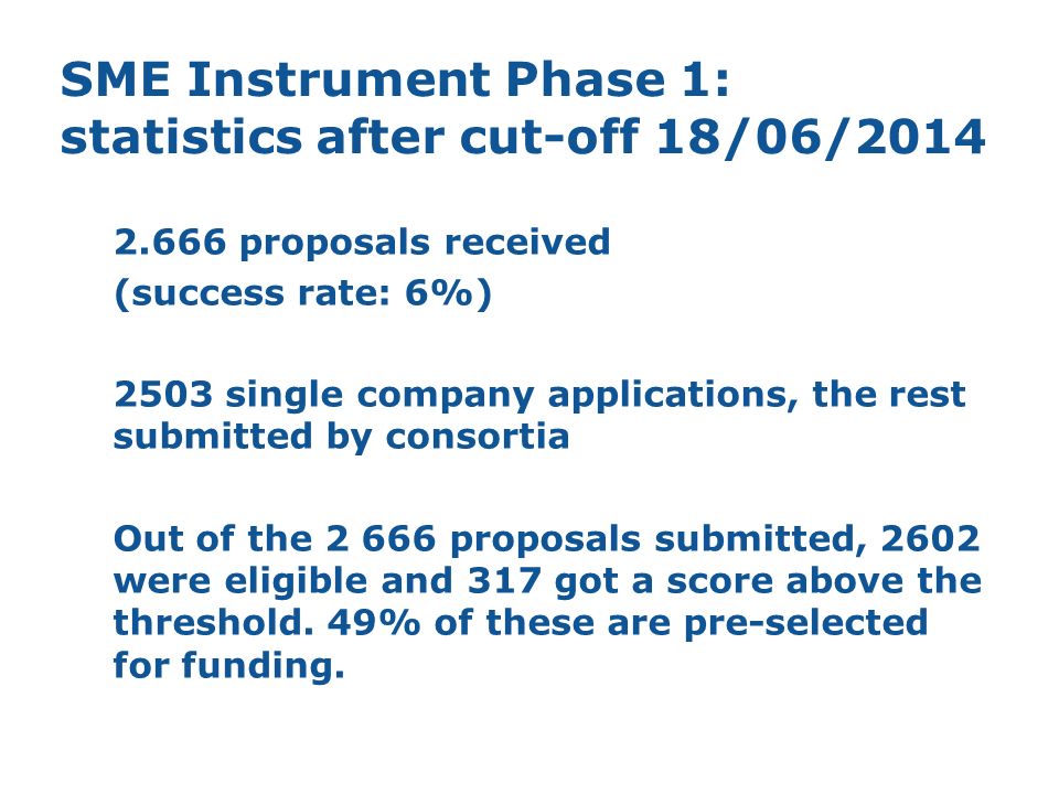 The SME Instrument in HORIZON ppt video online download