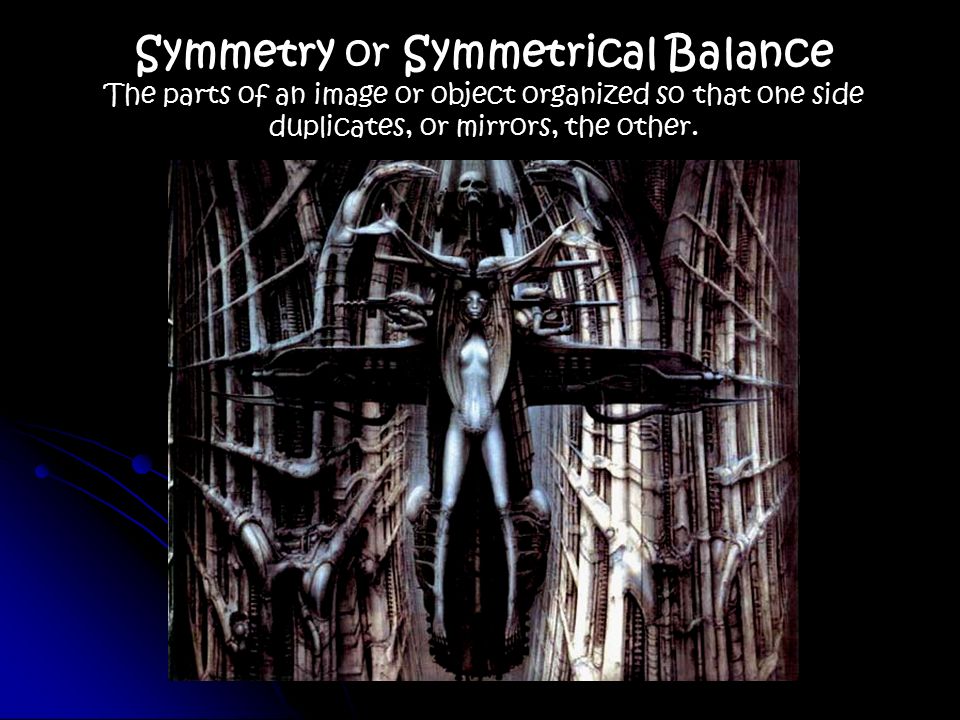 Symmetry or Symmetrical Balance