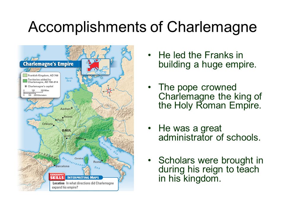 Accomplishments of Charlemagne