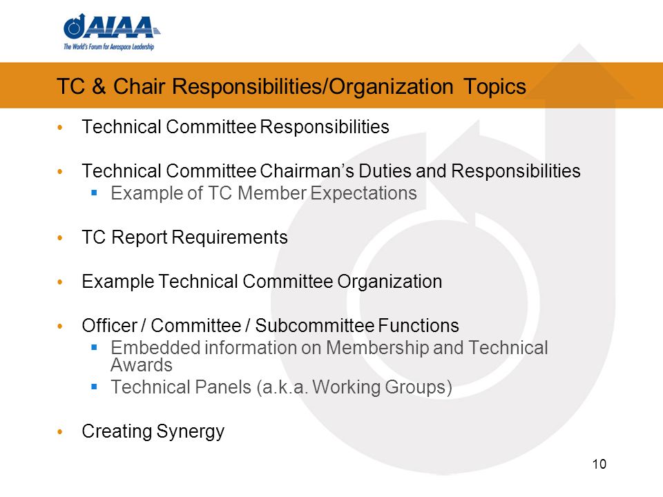 Technical And Program Committee Chair Training Ppt Download