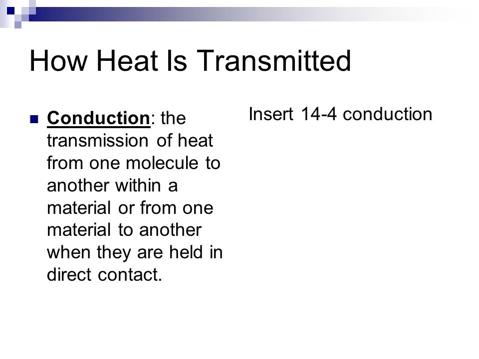 How Heat Is Transmitted