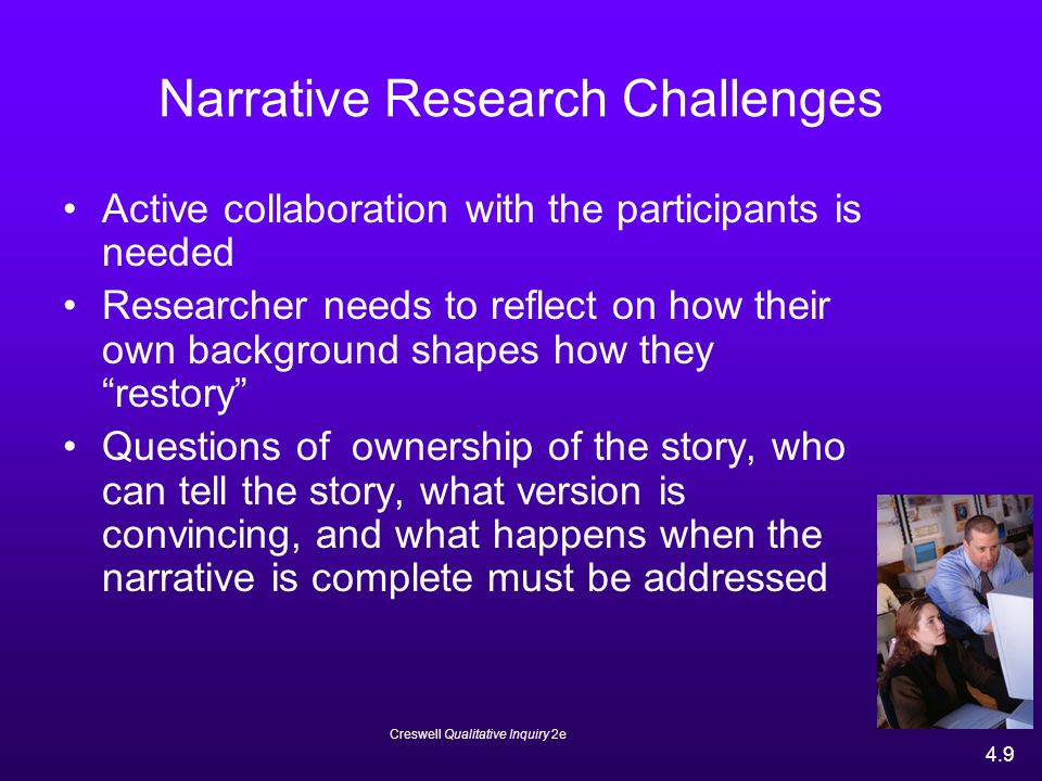 Narrative Research Challenges