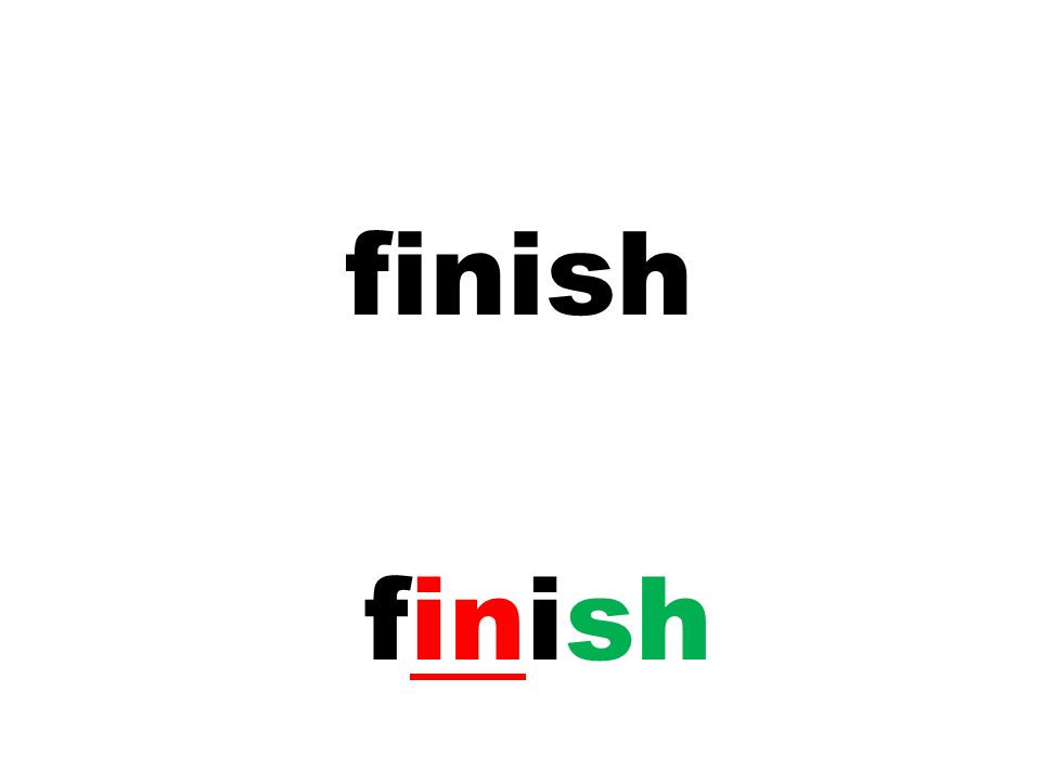 finish finish