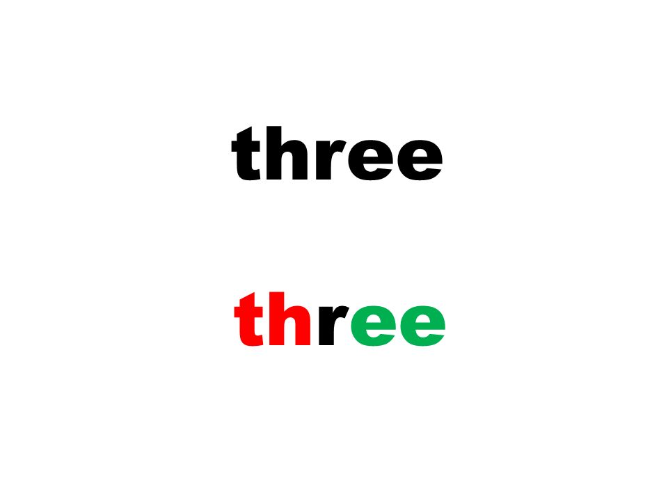 three three