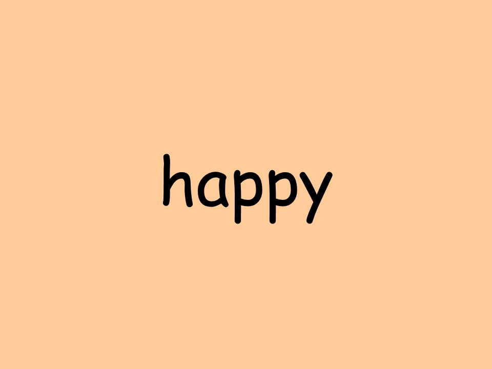 happy