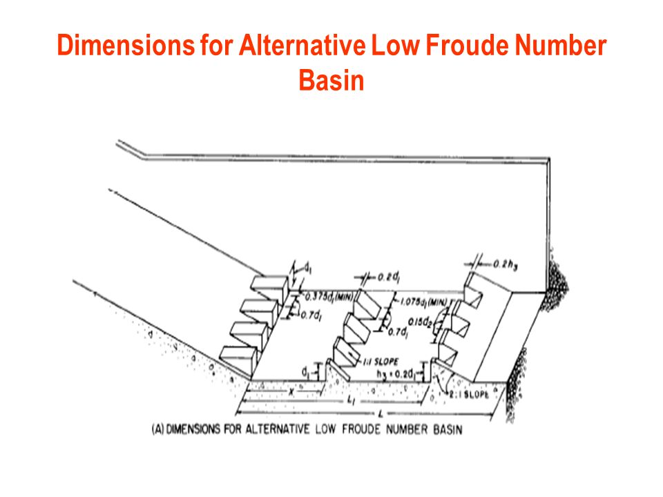 Dimensions for Alternative Low Froude Number Basin
