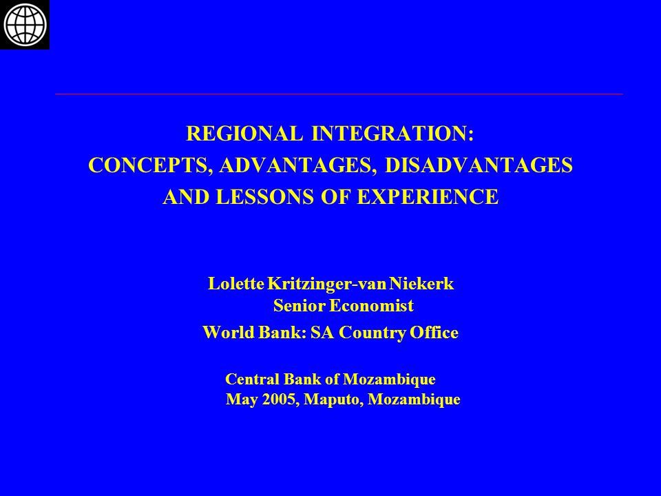 disadvantages of regional integration