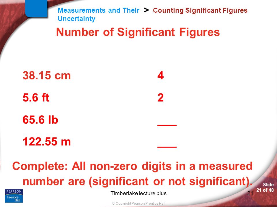 Counting Significant Figures