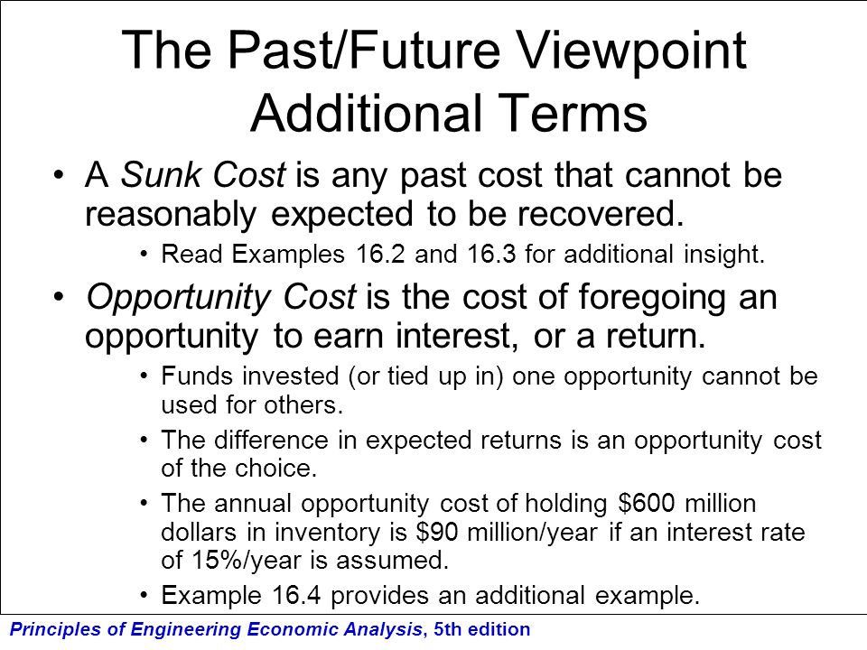 The Past/Future Viewpoint Additional Terms