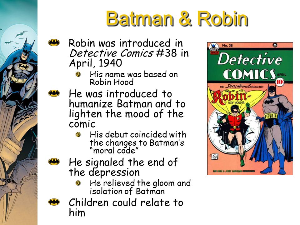 Golden Age of Batman ( ): A Reflection of American Society - ppt download