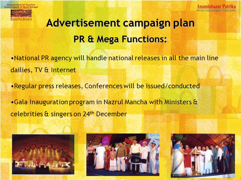 Advertisement campaign plan