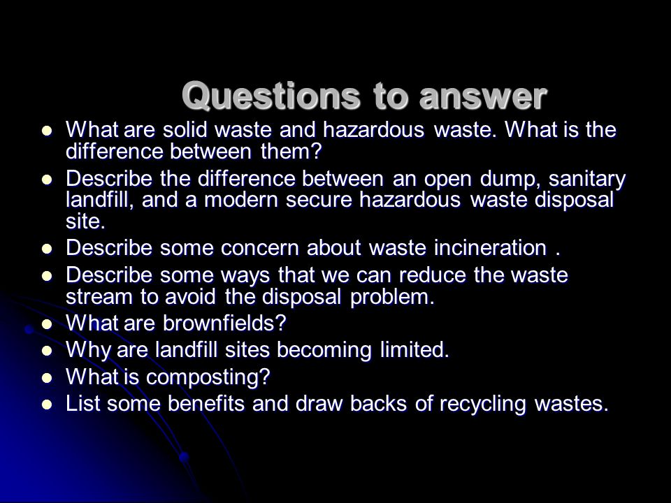 What is Toxic Waste?  Hazardous Waste Q&A From MLI