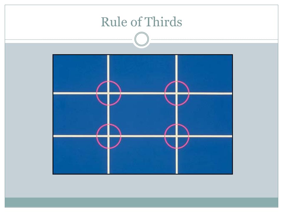 Rule of Thirds