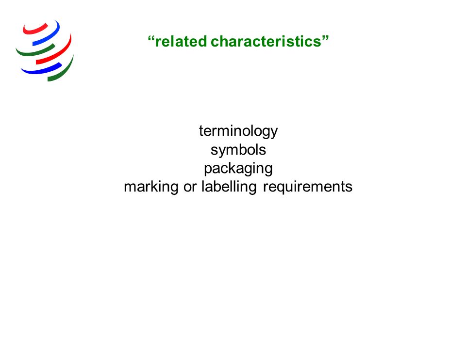 related characteristics
