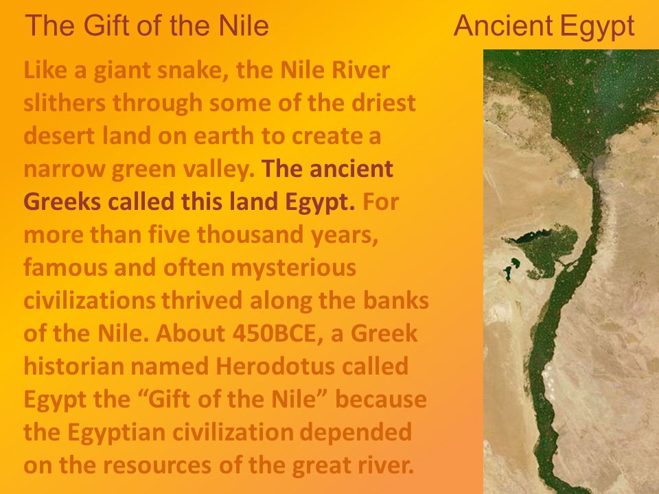 Why Egypt is Called the Gift of the Nile – Ancient Archive-chantamquoc.vn