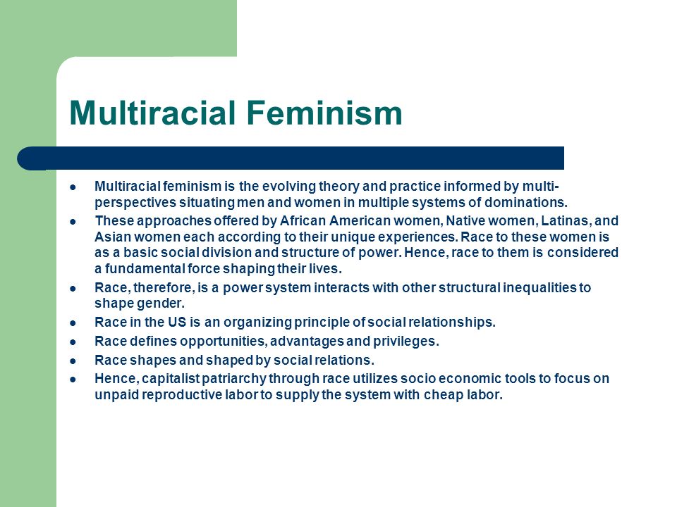 Multiracial Feminism