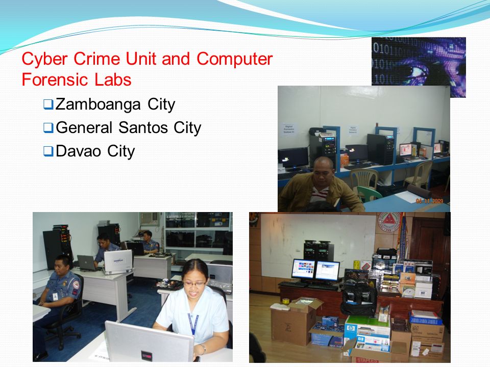 Cyber Crime Unit and Computer Forensic Labs