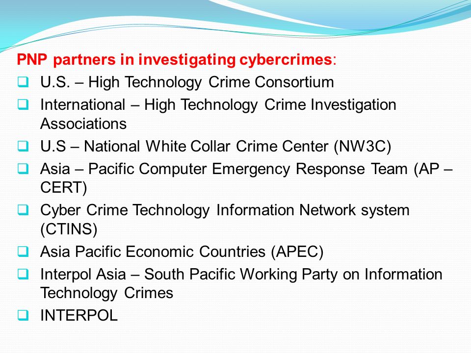 PNP partners in investigating cybercrimes: