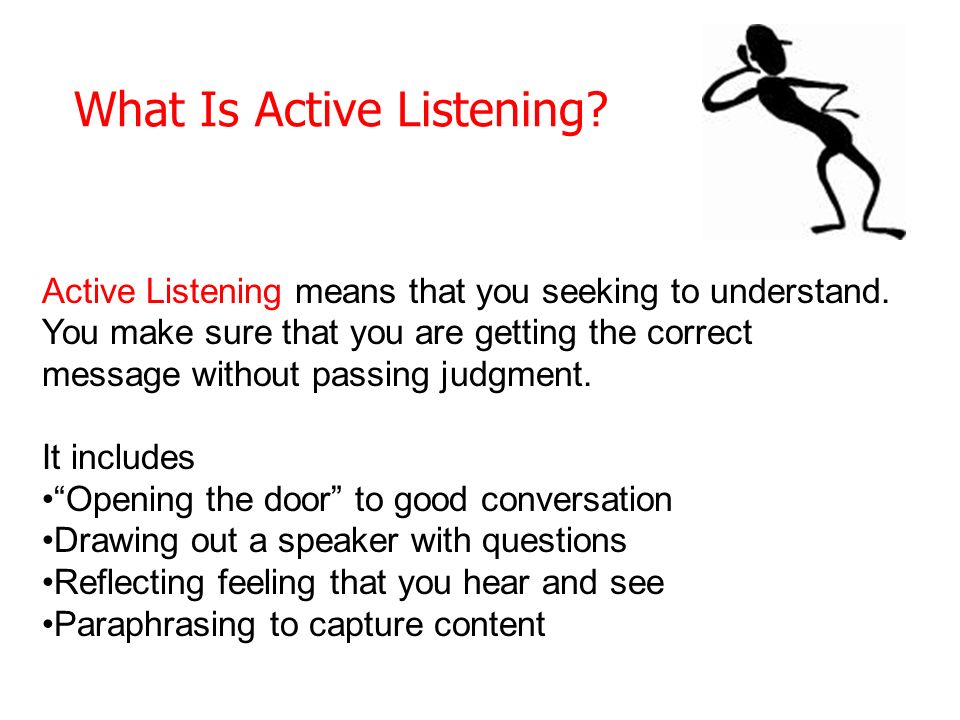 What Is Active Listening