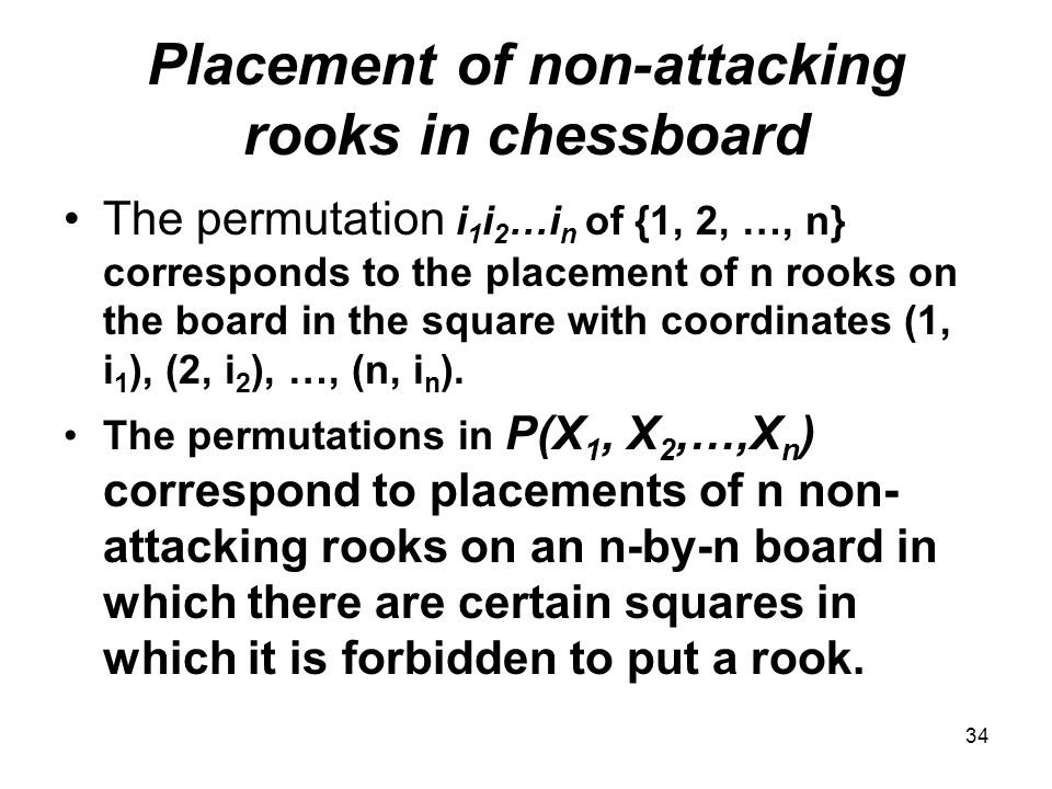 Find position of non-attacking Rooks in lexicographic order that can be  placed on N*N chessboard - GeeksforGeeks