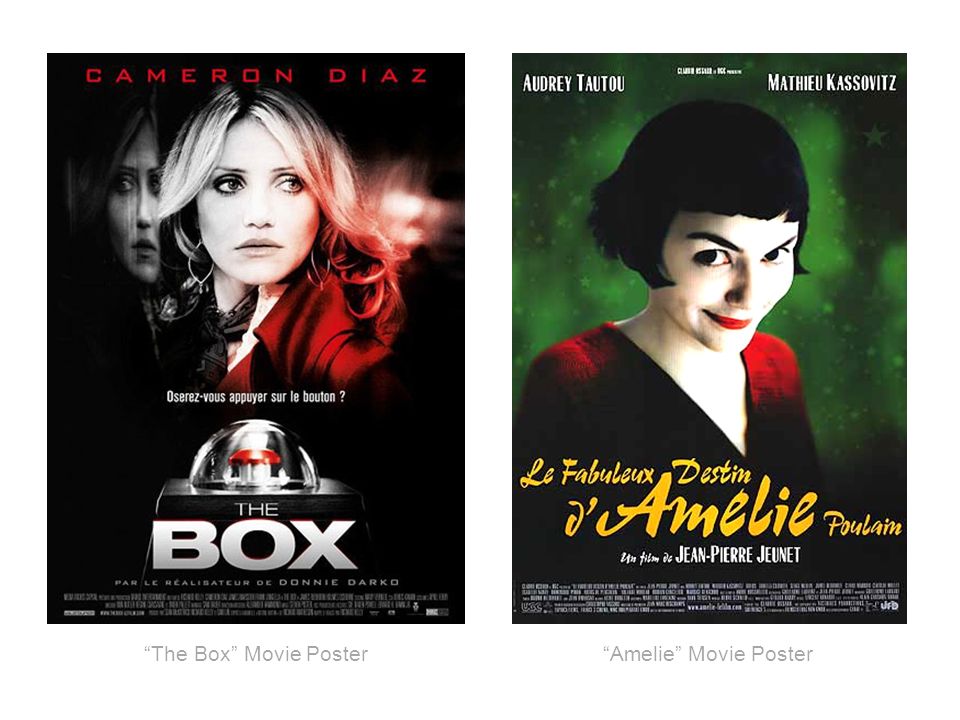 The Box Movie Poster Amelie Movie Poster