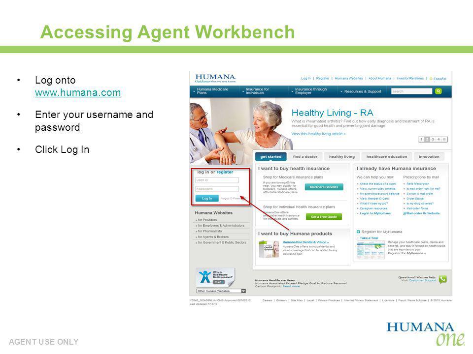 Accessing Agent Workbench
