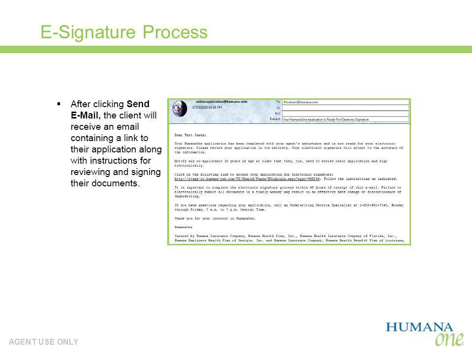 E-Signature Process
