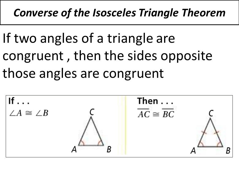 4-5 Isosceles and Equilateral Triangles - ppt download