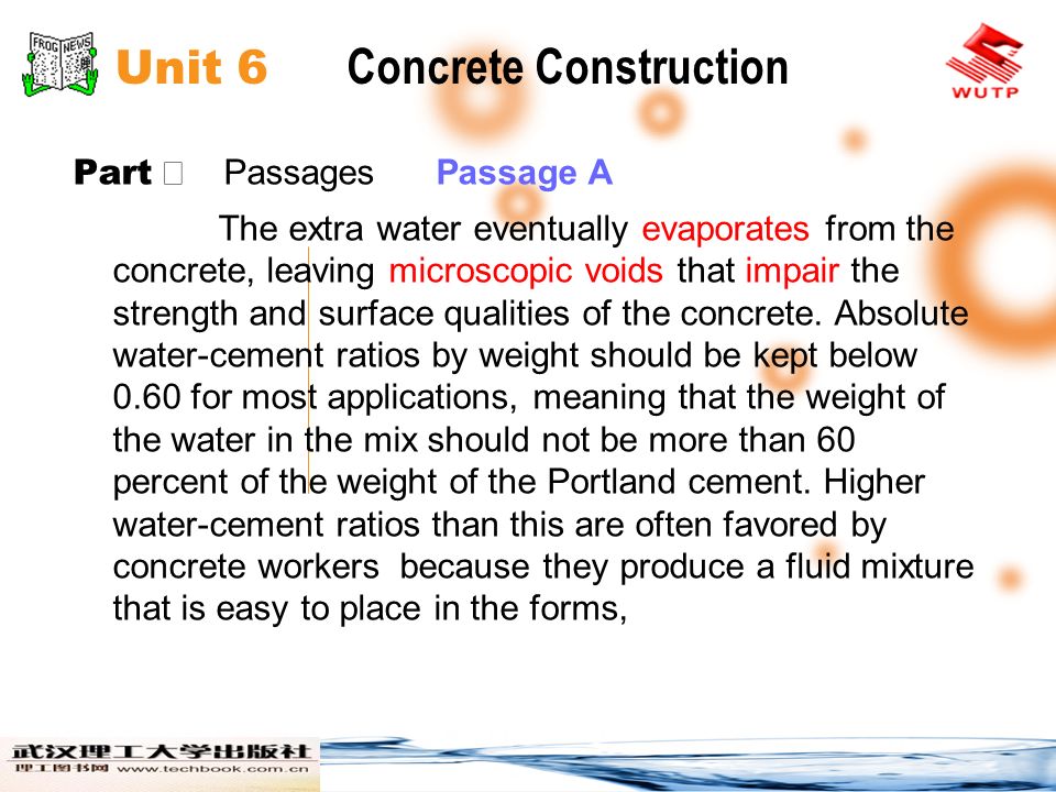 Unit 6 Concrete Construction Ppt Video Online Download
