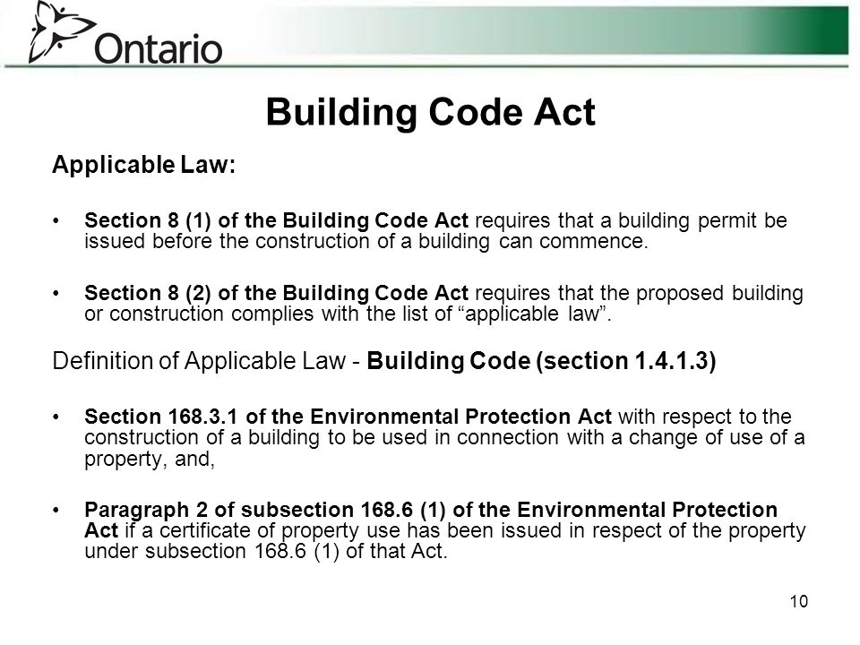 part 8 of the ontario building code part 8 of the ontario building code