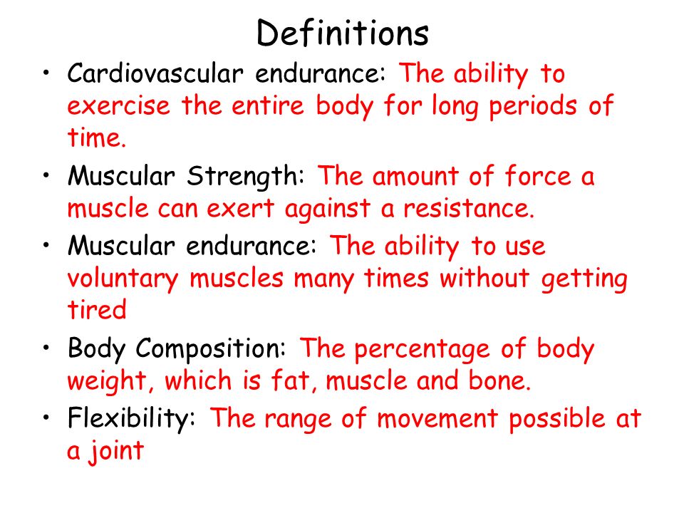 Components Of Health Ppt Download