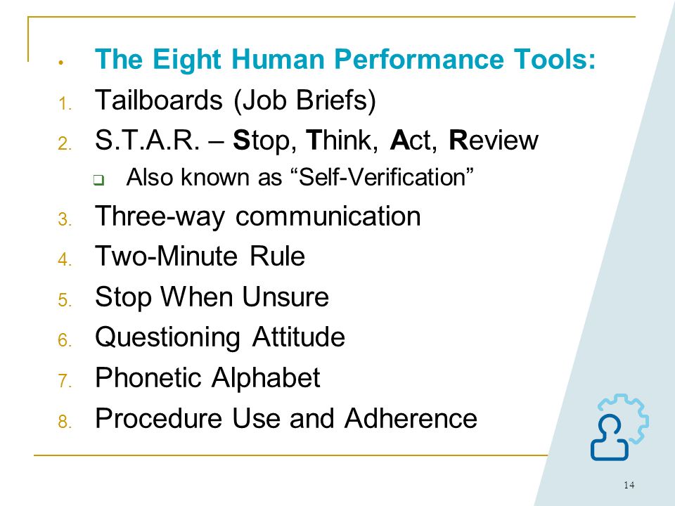 Should cross-checking be added to the Human Performance Toolbox? Yes! —  Human Performance Tools