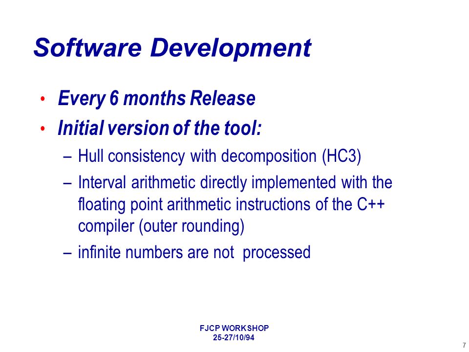 Software Development Every 6 months Release