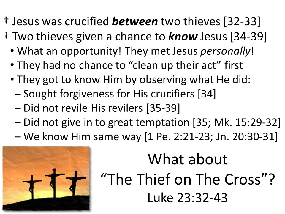 The Thief on The Cross