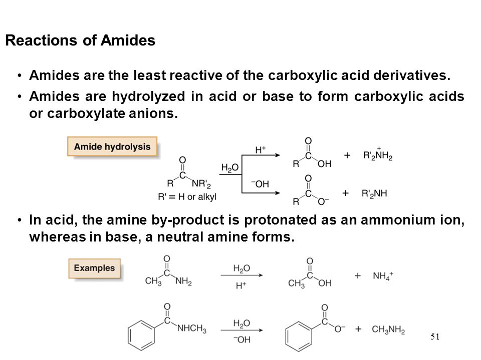 Their derivatives. The nomenclature of carboxylic acids. Амид дипептид. Alkyl acrylate hydrolysis. Amides from carboxylic acids.
