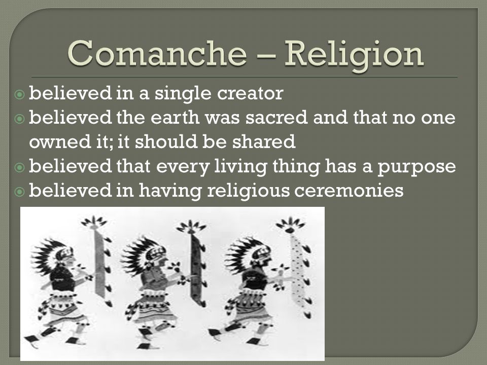 comanche indian tribe religion