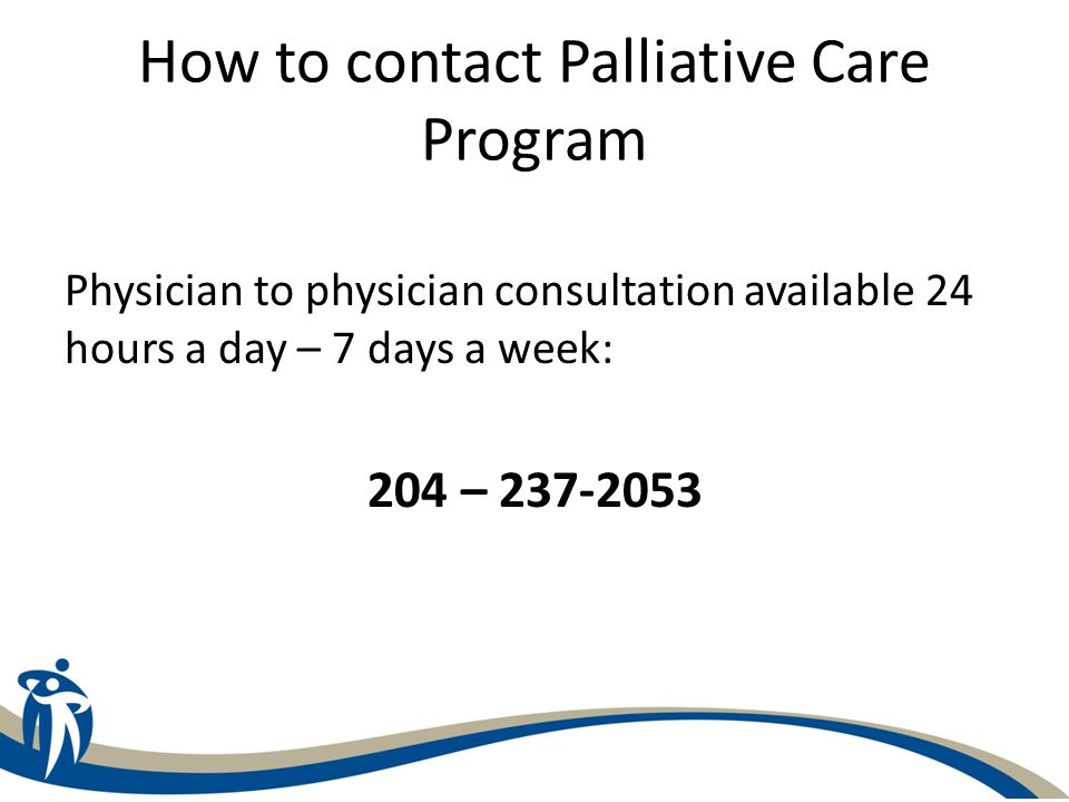 How to contact Palliative Care Program