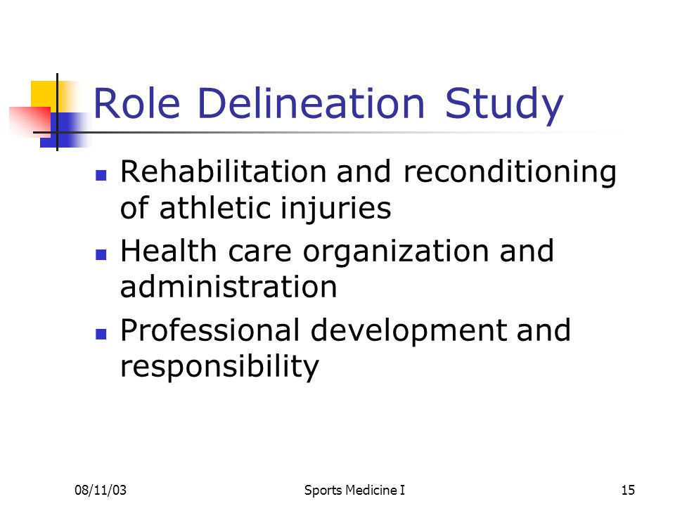 Role Delineation Study