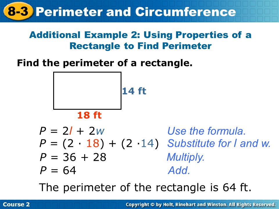Perimeter and Circumference