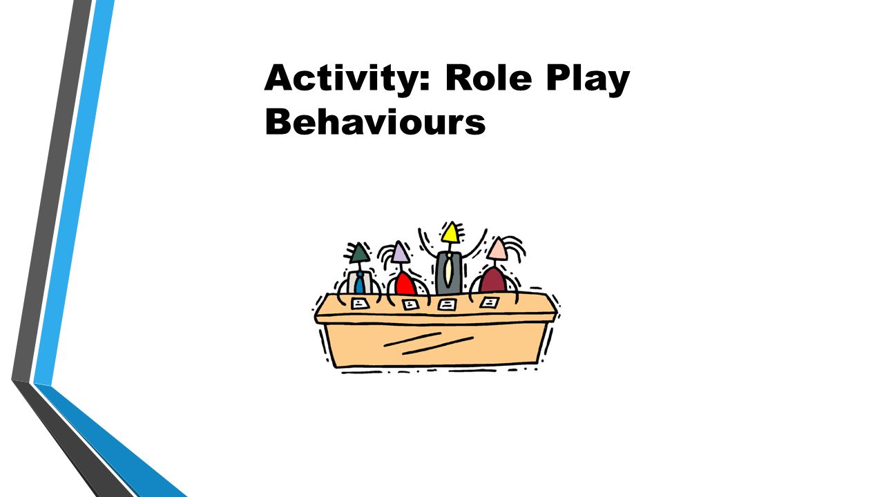 Activity: Role Play Behaviours